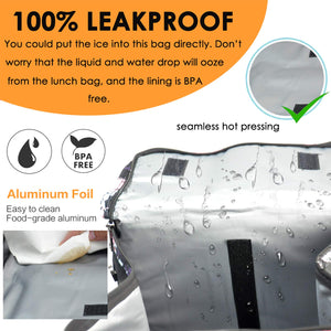 OMYSTYLE  Large Insulated Lunch Bag for Women