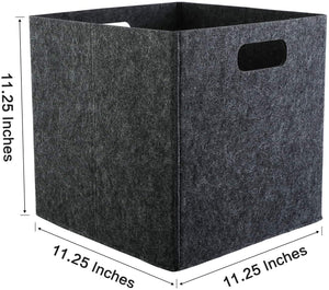 GOHOME  4 PacksLigjt Dark Foldable Storage Cubes