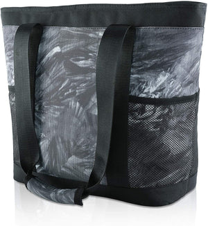 OMYSTYLE  Women's Gray Tote Travel Yoga Hiking Picnic Bag