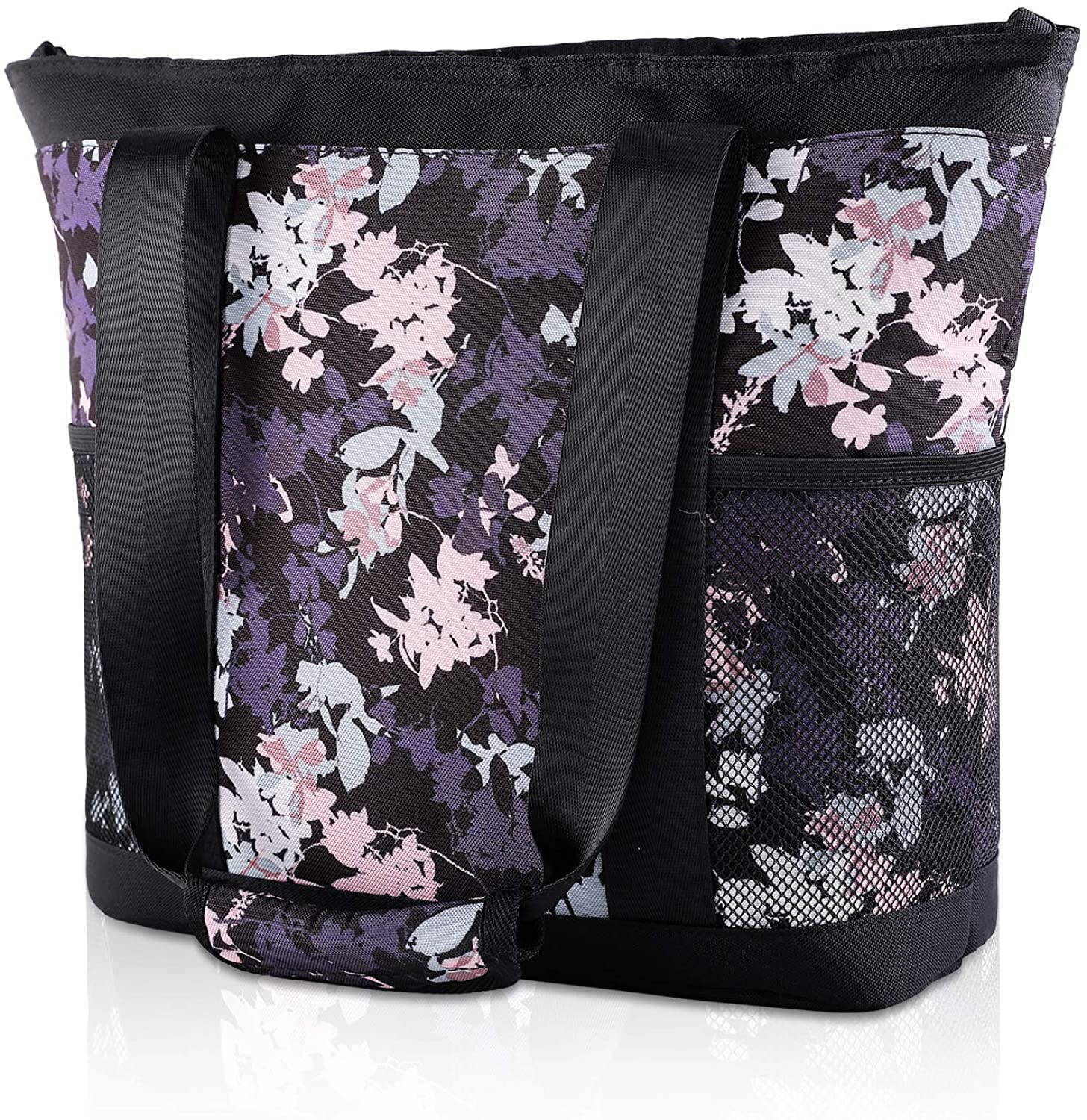 OMYSTYLE  Women's 2Floral Tote Travel Yoga Hiking Picnic Bag